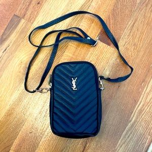 YSL (faux) Black Over The Shoulder Purse